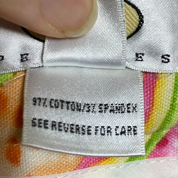 Vintage Talbots Womens Watermelon Capri Pants Size 14 Petite Summer Vacation - Picture 6 of 11